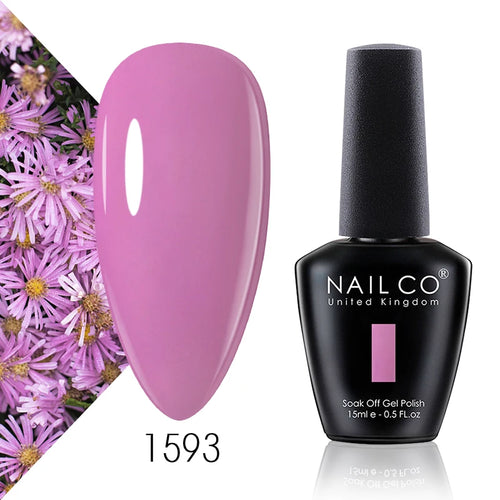 NAILCO 15ml UV Gel Topplack och Baslack Set