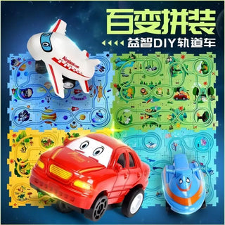  Kids Electric Rail Car Puzzle cashymart