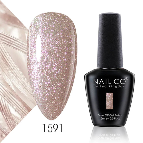 NAILCO 15ml UV Gel Topplack och Baslack Set