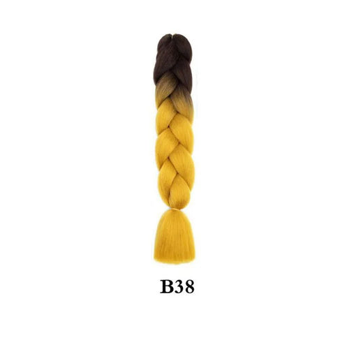 Ombre Jumbo Braiding Hair Extension 24 Inch