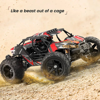  High-Speed 1:14 Brushless RC Off-Road Car with LED Lights & Waterproof Design cashymart