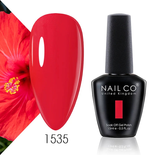 NAILCO 15ml UV Gel Topplack och Baslack Set