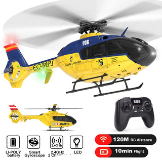  F06 EC135 2.4G Brushless RC Helicopter cashymart