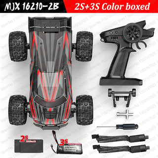  High-Speed Brushless 4WD RC Pickup - MJX 1/16 Off-Road Adventure cashymart