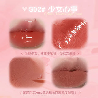  GOGO TALES Double Lip Gloss Mirror Finish Vegan Makeup cashymart