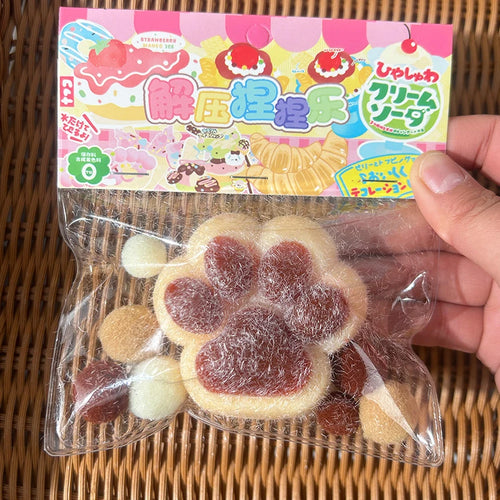 Kissan tassu mochi pehmeä fidget-lelu pehmolelu