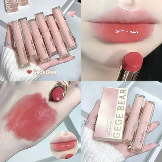  Silky Glossy Lipstick Gege Bear Pump Lips Water Bomb Balm cashymart