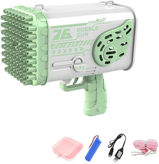  Bubble Gun Launcher with Colorful Lights cashymart