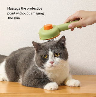  Groom & Clean: Self-Cleaning Pet Brush for Dogs and Cats cashymart