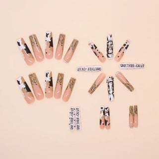  Simple Y2K Long Coffin French Ballerina Nails cashymart