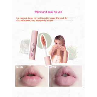  FLORTTE Meria Cream Daily Lip Base Mud Glaze Cover cashymart