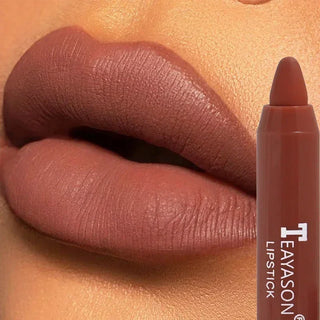  Nude Velvet Matte Lipstick Long Lasting Waterproof Color Rendering Non-stick Cup Lip Glaze Liner Pencil Woman Cosmetics cashymart