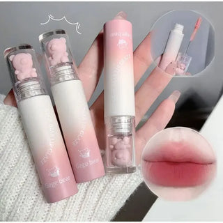  Cute Bear Matte Muse Lip Mud Long Lasting Lipgloss Velvet Mist cashymart