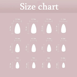  Classic Glossy Long Pointed Fake Nails Set cashymart