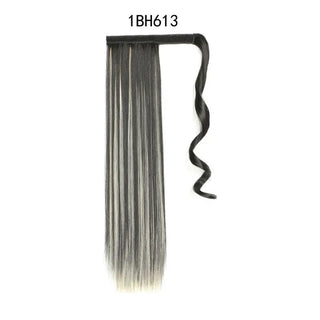 Synthetic Straight Long Ponytail Extensions