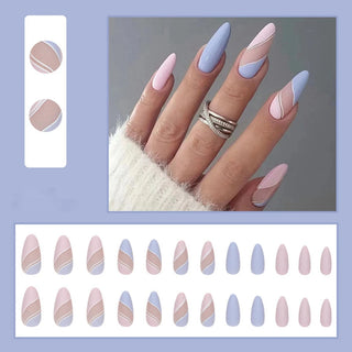  Glamorous Easy Press-On Nail Set cashymart