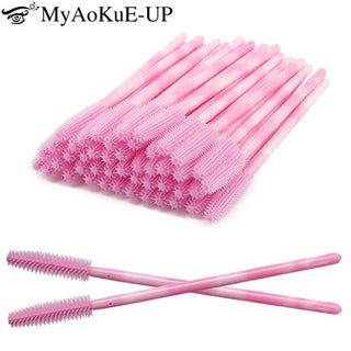  50Pcs Disposable Silicone Eyelash Brushes cashymart