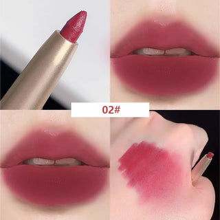  Auto Rotate Red Lip Liner Pencil Long Lasting Korean Makeup cashymart