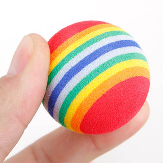  Vibrant EVA Cat & Dog Toy Ball - Interactive Chew & Play Rattle! cashymart