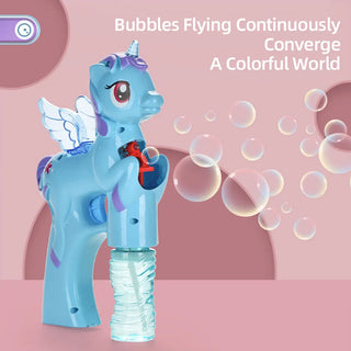  Magical Unicorn Bubble Gun Toy cashymart