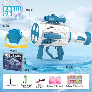  Large Automatic Rocket Bubble Gun Dinosaur Blower For Kids cashymart