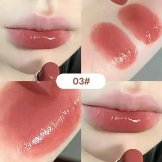  Silky Glossy Lipstick Gege Bear Pump Lips Water Bomb Balm cashymart