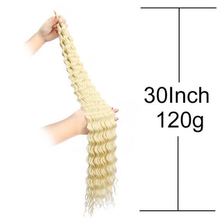  30 Inch Deep Wave Crochet Hair Extensions cashymart