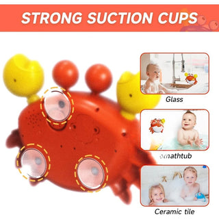  Bubble Machine Crab Frog Music Baby Shower Bath Toy cashymart