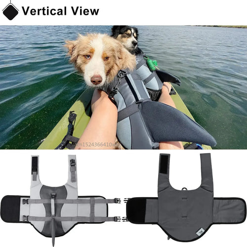  Shark Dog Life Jacket Enhanced Buoyancy Vest cashymart
