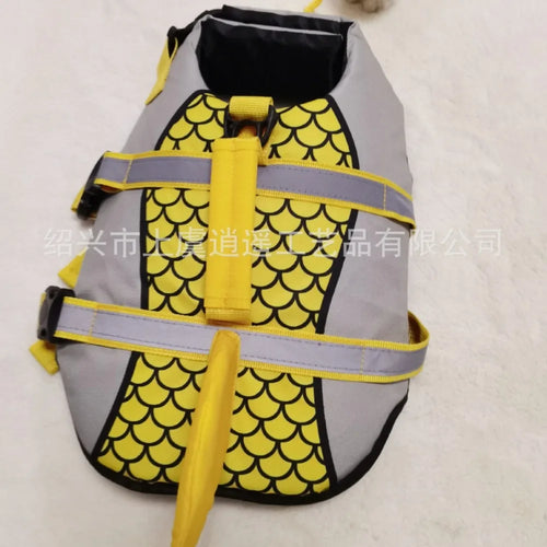  Shark Dog Life Jacket Enhanced Buoyancy Vest cashymart