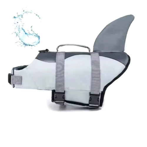  Shark Dog Life Jacket Enhanced Buoyancy Vest cashymart