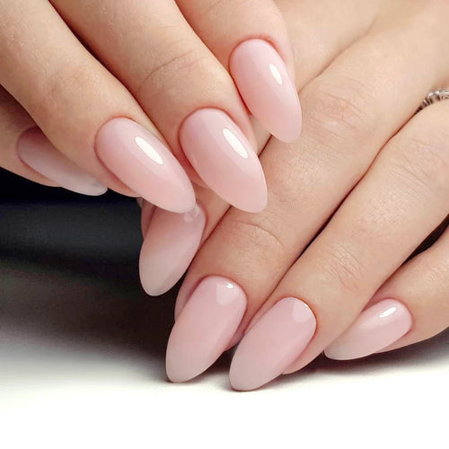  Shiny Black Stiletto Fake Nails cashymart
