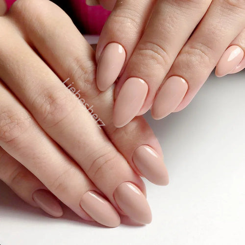  Shiny Wine Red Press-On Stiletto Nails cashymart