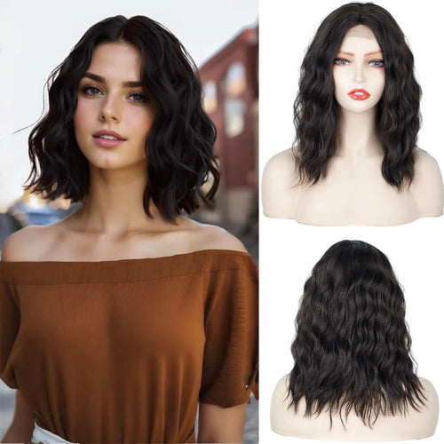  Short Wavy Bob Wig for Daily Use cashymart