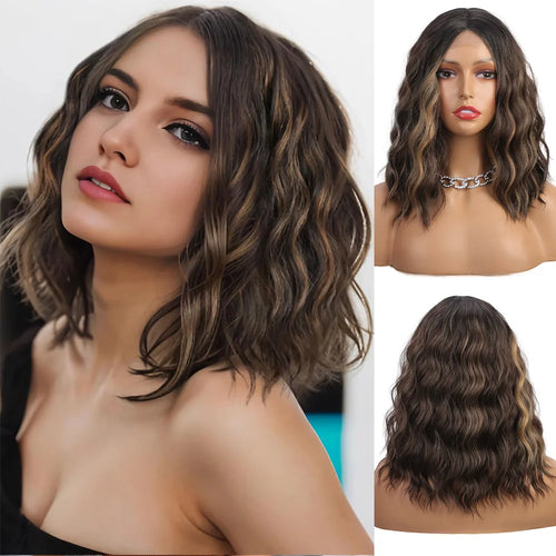  Short Wavy Bob Wig for Daily Use cashymart