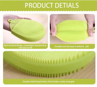  Silicone Dish Washing Scrubber Brush cashymart