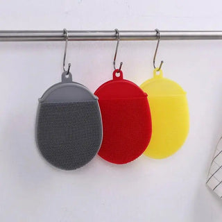  Silicone Dish Washing Scrubber Brush cashymart