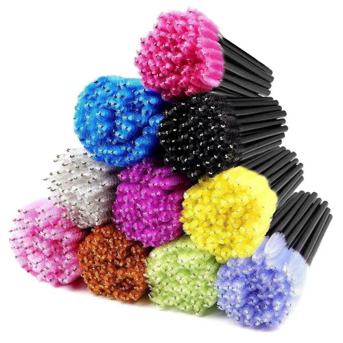  Silicone Disposable Eyelash Brush Set for Flawless Makeup cashymart