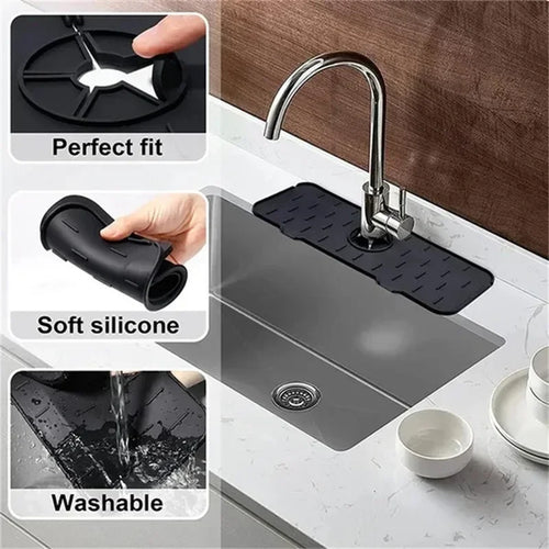  Silicone Faucet Absorbent Pad for Kitchen cashymart