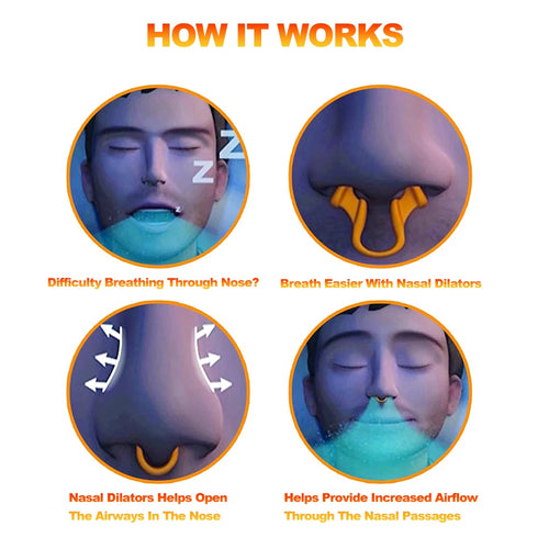  Silicone Nose Clip Anti Snoring Aid 1-2 Pcs cashymart