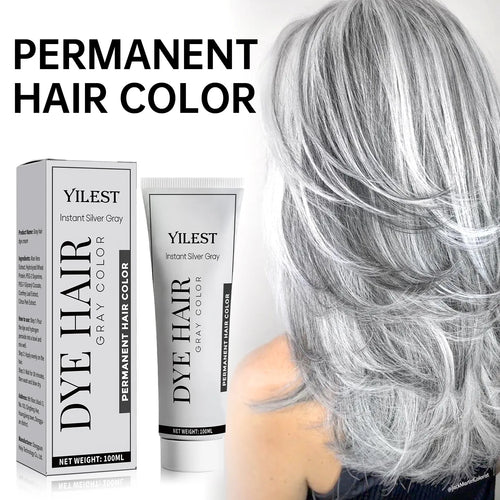  Silver Grey Hair Dye Cream cashymart
