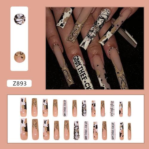  Simple Y2K Long Coffin French Ballerina Nails cashymart
