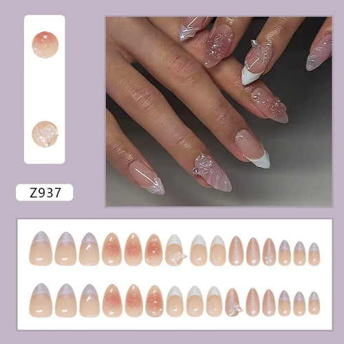 Simple Y2K Long Coffin French Ballerina Nails cashymart