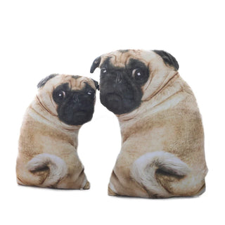  Simulation Dog Plush Pug Soft Pillow Cushion Gift cashymart