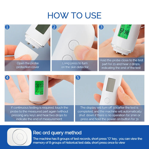  Skin Moisture and Oil Content Tester for Youthful Skin cashymart