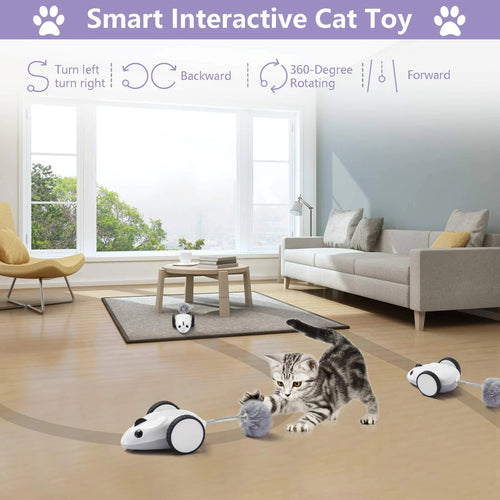  Smart App-Controlled Electric Mouse Cat Toy cashymart