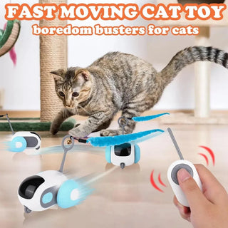  Smart Cat Toy Rechargeable Interactive Electric Car cashymart