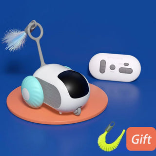  Smart Cat Toy Rechargeable Interactive Electric Car cashymart