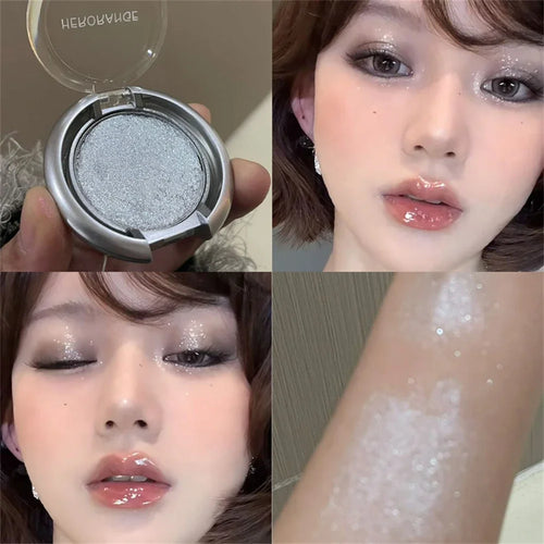  Smoky Pearl Glitter Eyeshadow Palette cashymart