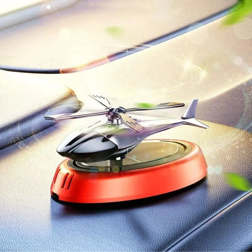  Solar Aircraft Car Decoration Ornament cashymart
